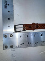 New Brown Genuine Leather Tex Tan Weaved 30” Belt #02/4564 JJ-121