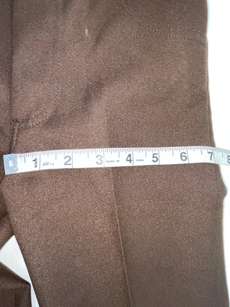 New Vintage Brown Dickson Jenkins Polyester Pants #5991 ZZ-59