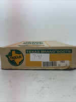 New Men’s Brown Texas Brand Cowboy Boots. 7953 10 D. 7-41