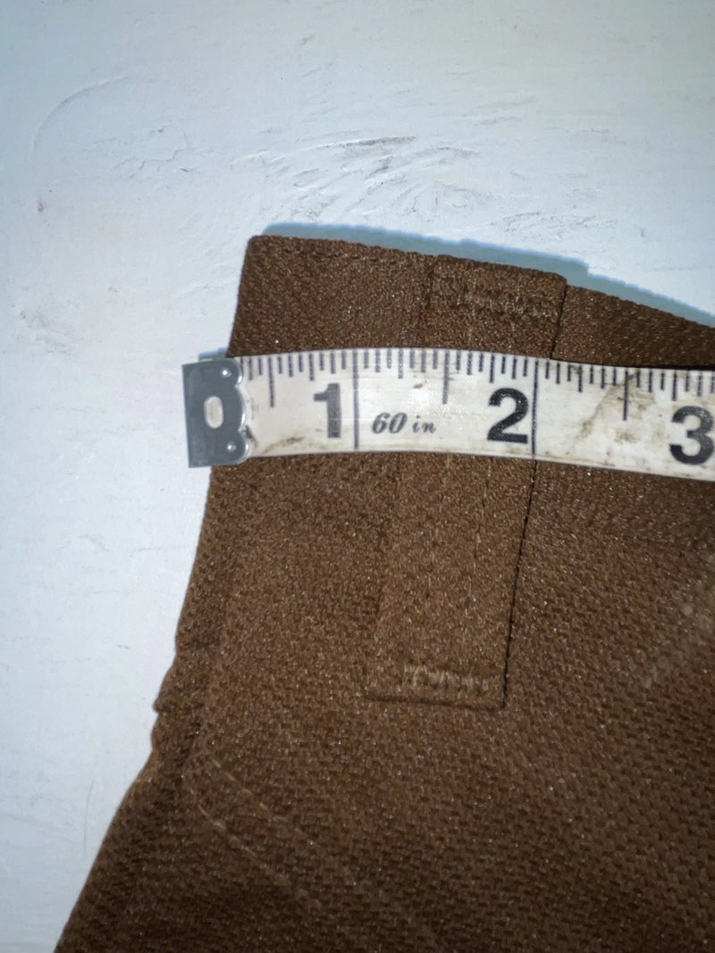 New Vintage Brown Polyester Pants #8450080 SS-102￼