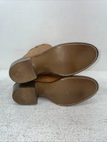 New Youth Brown Texas Brand Cowboy Boots. 2841 3.5 3 1/2 D. 24-142
