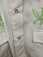 New Women’s Champion Western Tan Design Long Sleeve Pearl Snap 14.5 MM-38