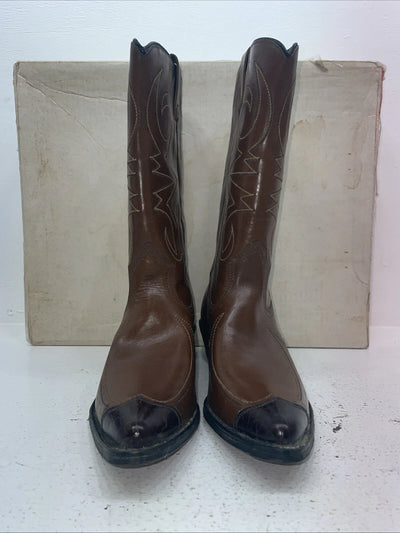 New Women’s Brown Texas Brand Cowboy Boots. 21 9 C. 15-61