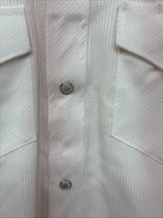 New Boys White Horse White Long Sleeve Pearl Snap Large DD-77