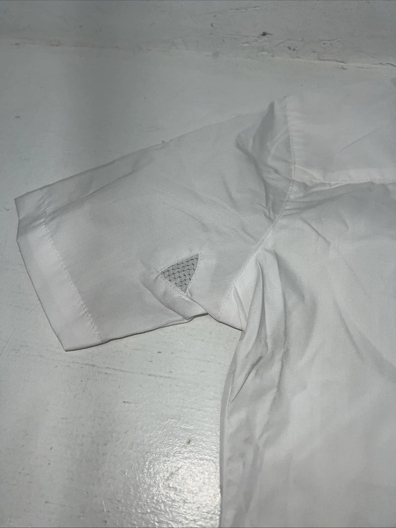 New Women’s White Tough 1 Comfort Riders Short Sleeve English Shirt. 36 G-36
