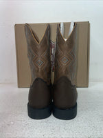 New Youth Brown Nocona Cowboy Boots. N K 5053 4.5 4 1/2 D. 22-68