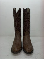 New Men’s Brown Texas Brand Cowboy Boots. 4634 9.5 9 1/2 M. 5-47