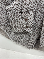 New Women’s Miller Brown Designed Long Sleeve Pearl Snap Size 15 KK-55