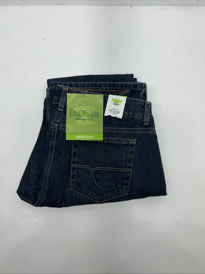 New Women’s Twenty X Jackson Dark Wash Low Rise Denim Jeans. 13/14x36 M-6