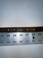 New Brown Genuine Leather Nocona Silver Pendent 30” Belt #3216215 NN-23