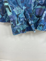 New Kids Blue Designed Long Sleeve Button Up Small MM-66