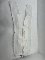 New Women’s White Ovation Knee Patch English Riding Pants. 28 L D-48