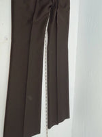 New Vintage Brown H Bar C Polyester Pants #MR477 SS-42