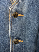 New Men’s ELY Cattleman Denim Vest XL #241104 L-604