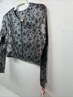 New Women’s 1849 Authentic Ranchwear Silver Western Show Shirt L UU-51