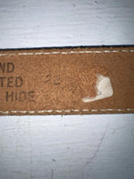 New Brown Genuine Leather Perkies Tooled 22” Belt #601 NN-51