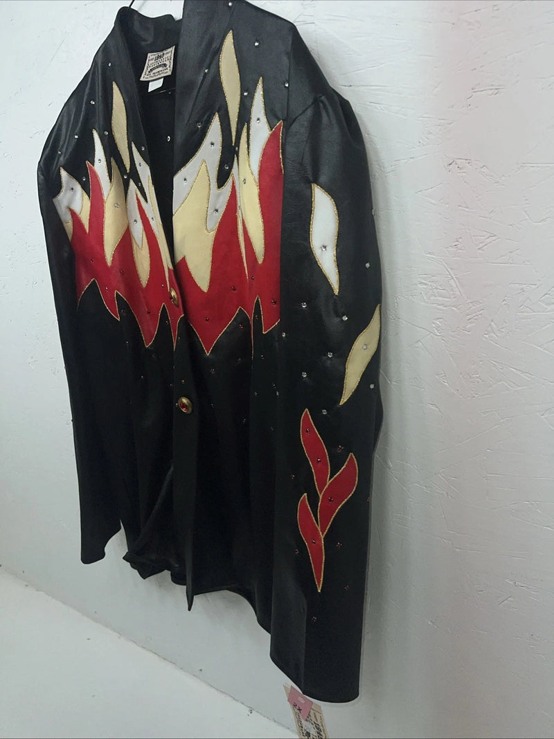 New Men’s Flame 1849 Authentic Ranchwear Show Jacket 2XL RR-8
