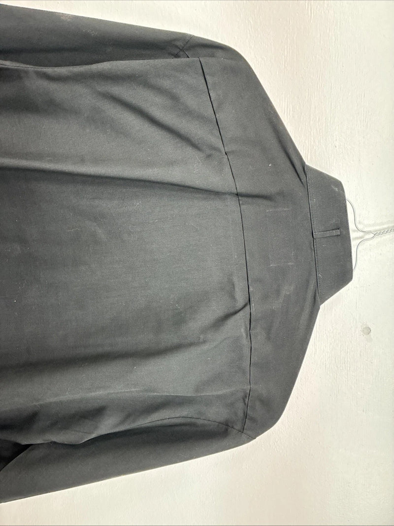 New Chaplin Black Long Sleeve Bottom Up English Shirt Small DD-139