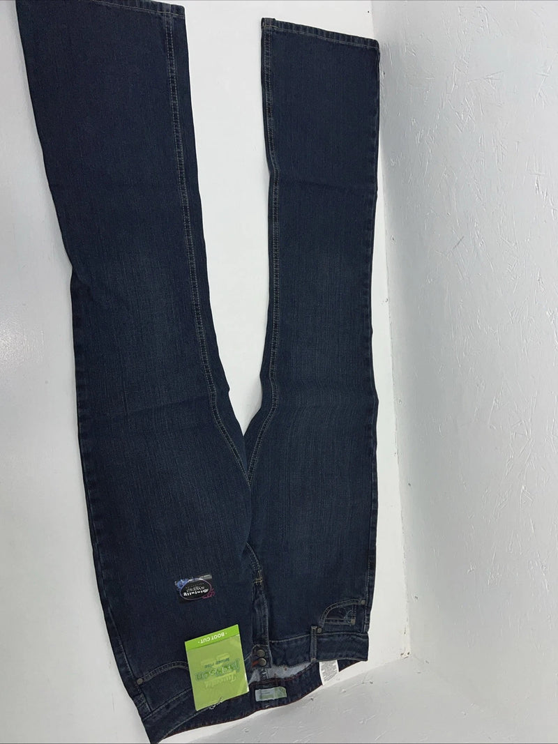 New Women’s Twenty X Jackson Dark Wash Low Rise Denim Jeans. 13/14x36 M-6