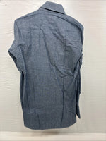 New Men’s Champion Westerns Blue Jean Design Long Sleeve Pearl Snap Medium O-34