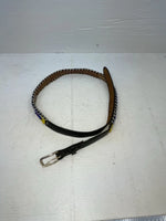 New Black Genuine Leather Beaded 30” Belt NN-9