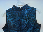 New Kids Blue 1849 Authentic Ranchwear Cut Off Zip Up Vest M #77872 3B-67