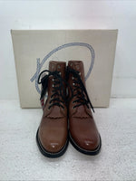 New Men’s Brown Lace Up A Jama Product Cowboy Boots. Y 5117 G 4.5 4 1/2. 2-57