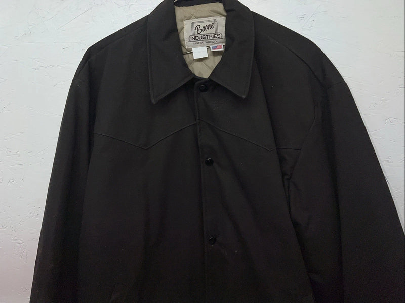 New Men’s Black Boone Industries Large Coat WW-51