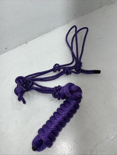 New Tough 1 Purple Poly Rope Tied Halter #50-1010 G-504