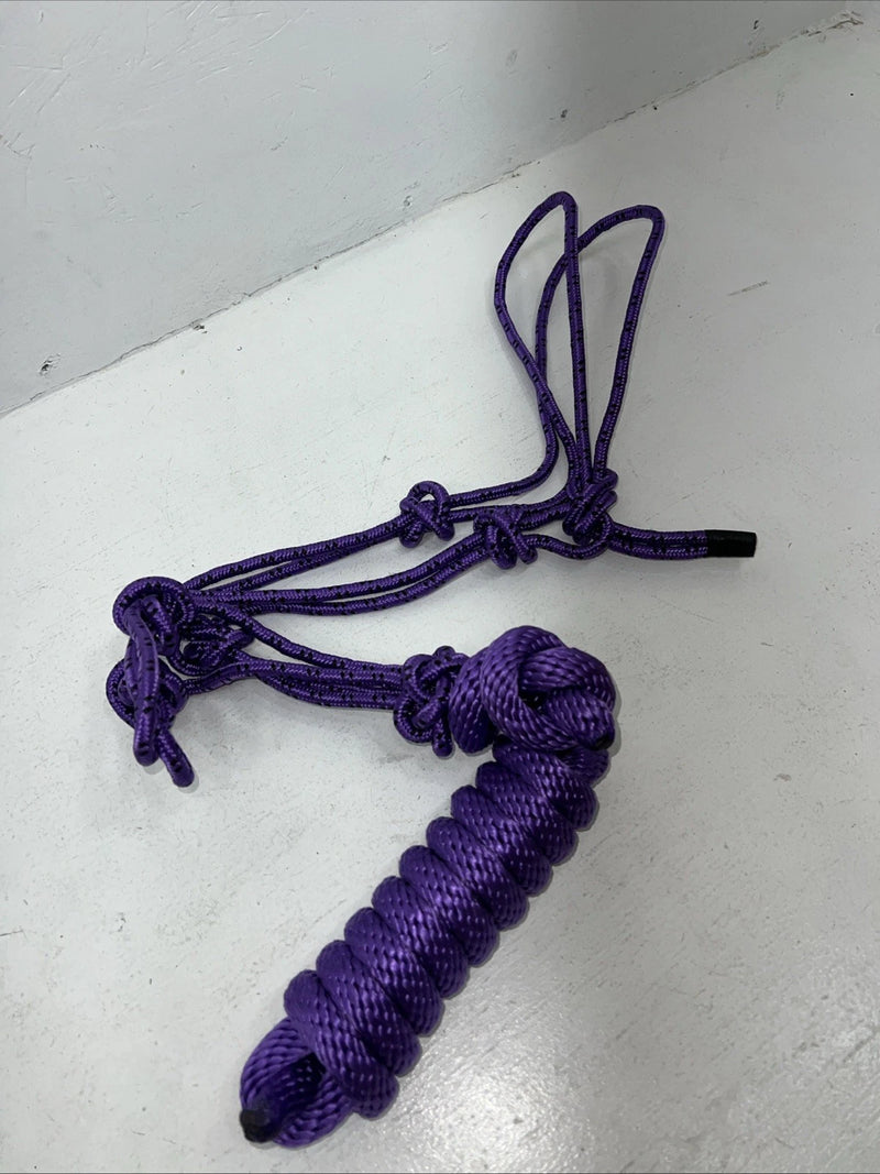 New Tough 1 Purple Poly Rope Tied Halter #50-1010 G-504