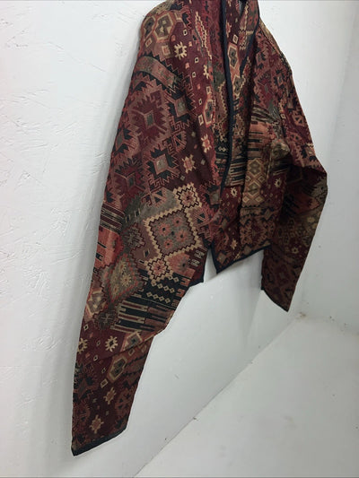 New Women’s Crazy Cowgirl Aztec Short Jacket Small H-607