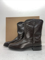 New Men’s Brown J Chisholm Cowboy Boots. 1000 9.5 9 1/2 E E. 4-42