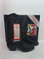 New Men’s Black Texas Brand Cowboy Boots. M 610 8.5 8 1/2 D. 3-118