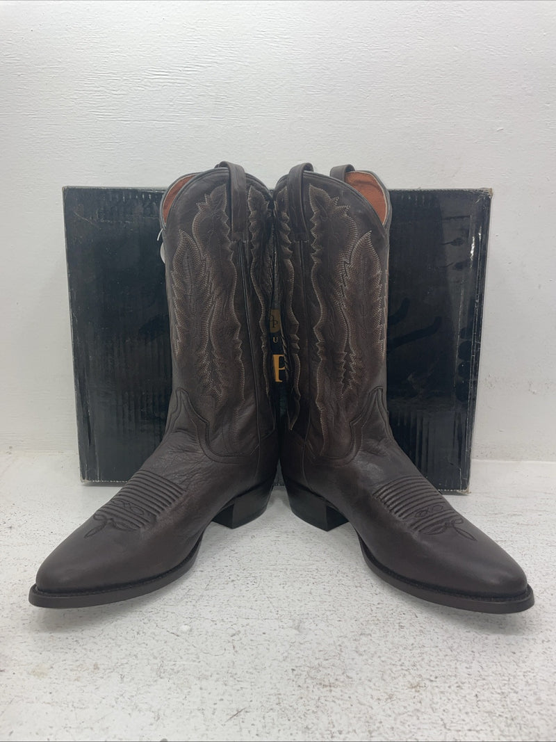 New Men’s Brown Dan Post Cowboy Boots. 2293 8.5 8 1/2 E W. 3-94