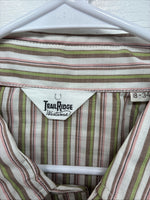 New Men’s Trail Ridge Multiple Color Stripe Long Sleeve Pearl Snap 2XL H-32