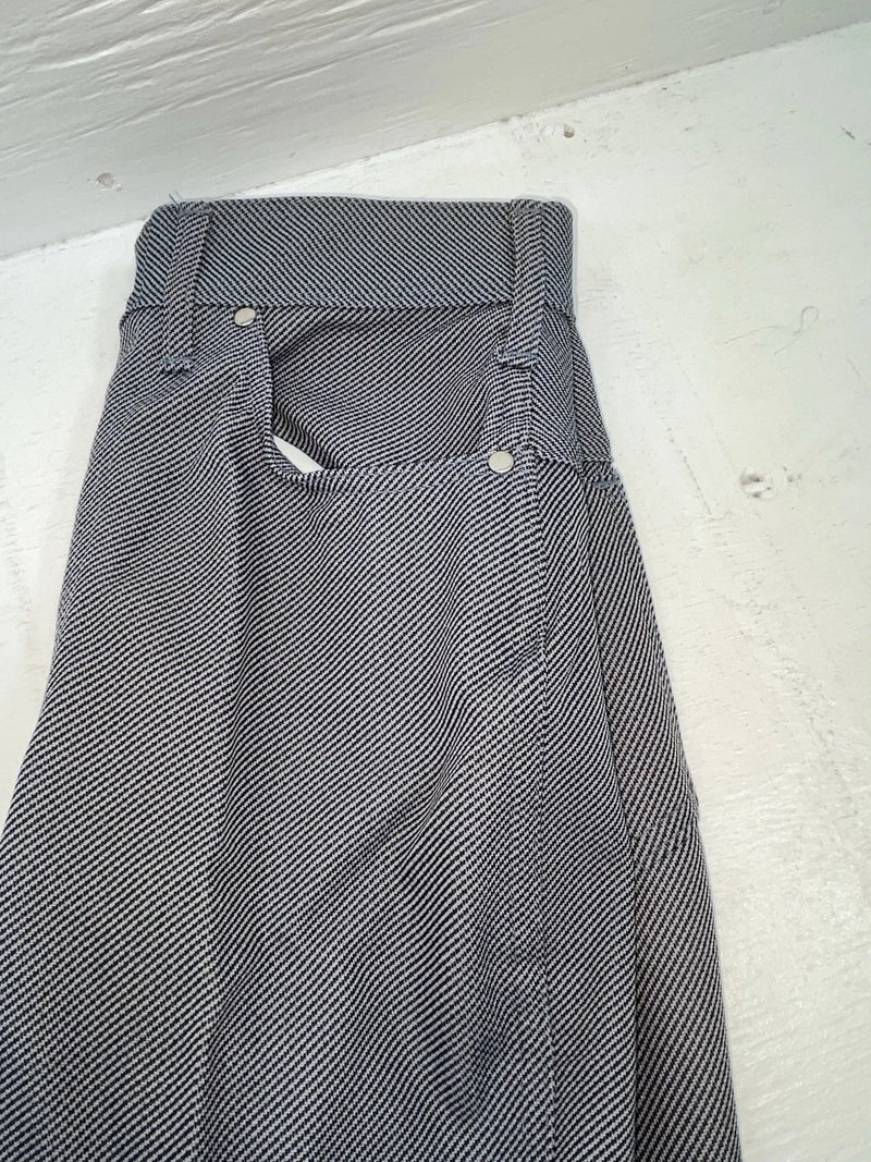 New Vintage Gray Speckled Polyester Pants #2624 SS-75