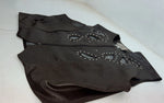 New Women’s Brown 1849 Authentic Ranchwear Leather Show Vest XL WW-53