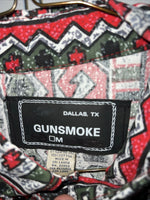 New Men’s Red Green Gunsmoke Button Up Long Sleeve Shirt. Medium I-33