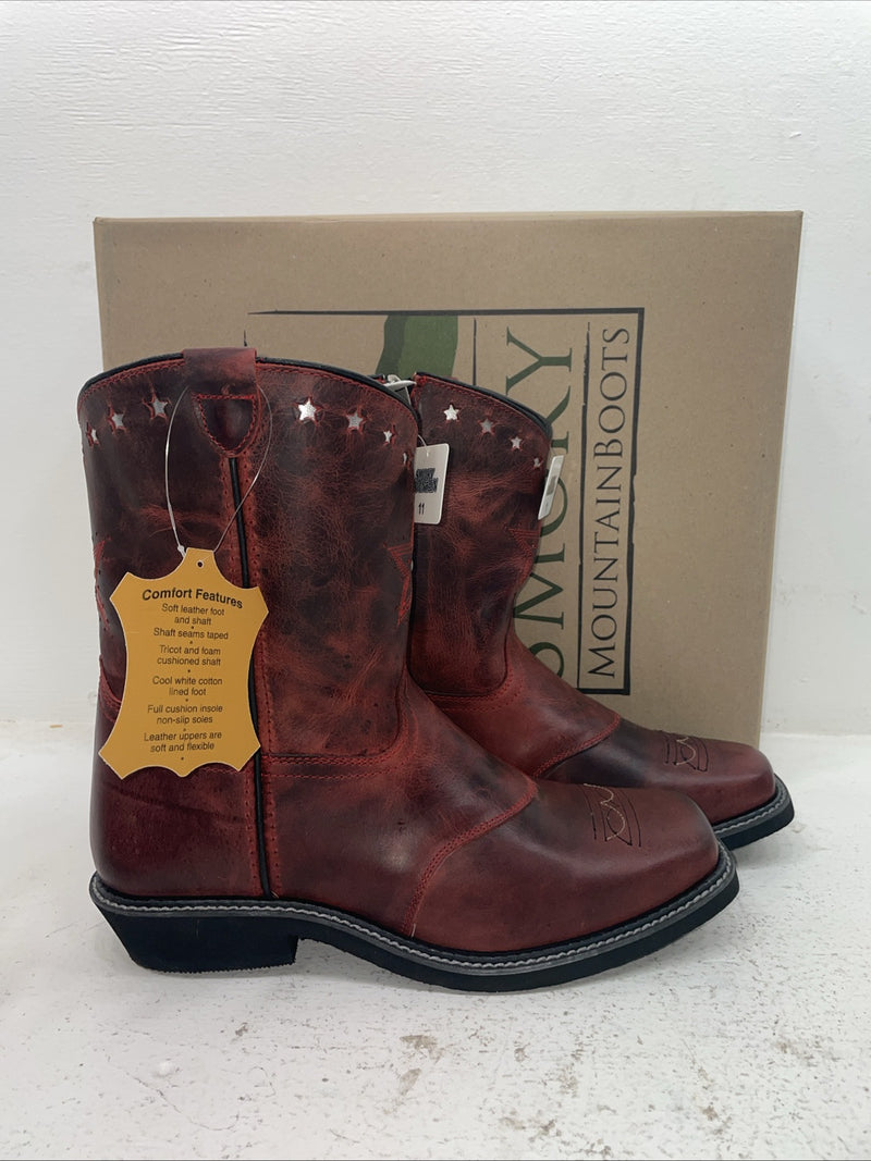 New Men’s Red Smoky Mountain Cowboy Boots. 6452 11 D. 8-82