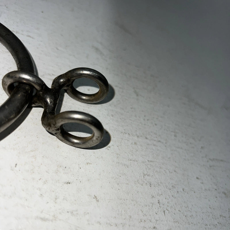 New O Ring Snaffle With Draw Rein Hooks LLL-13