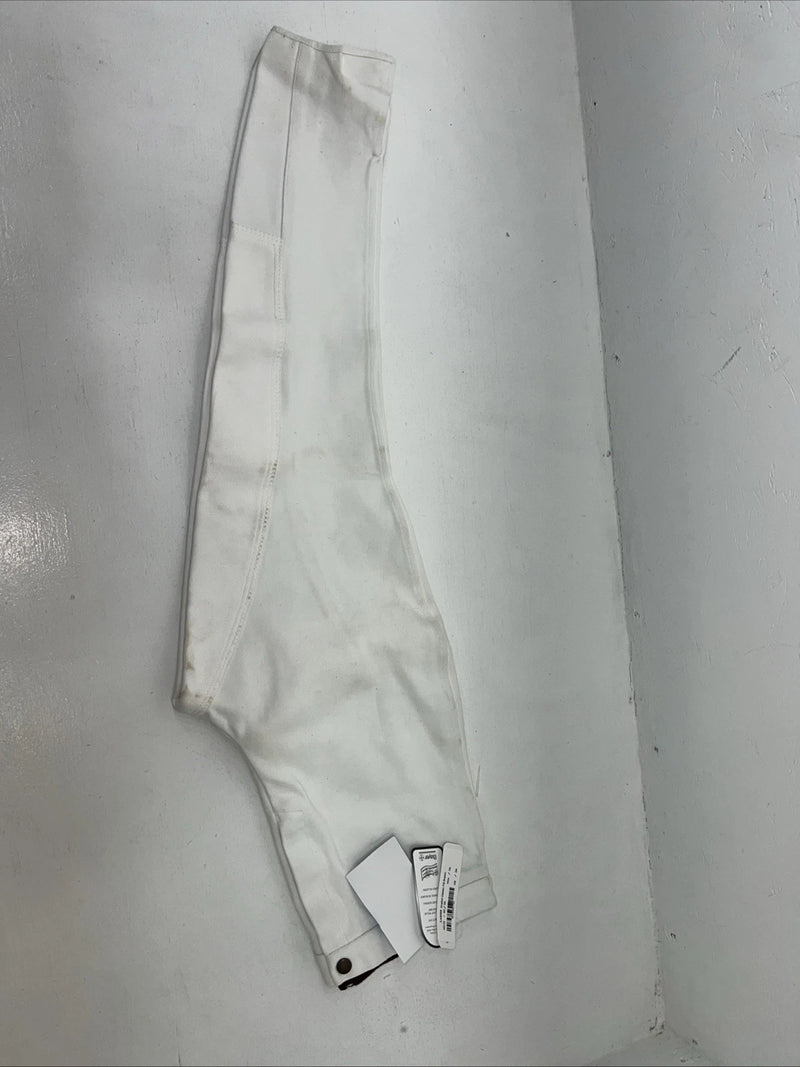 New Women’s White Ovation English Riding Breeches. 462125 32 L D-100