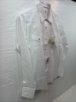 New Boys ELY Cattleman White Long Sleeve Pearl Snap size 16 CC-76