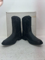 New Youth Black Dan Post Cowboy Boots. C 3140 5.5 5 1/2 D. 2-126