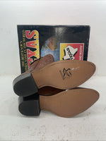 New Men’s Brown Texas Brand Cowboy Boots. 5111 10.5 10 1/2 D. 7-55