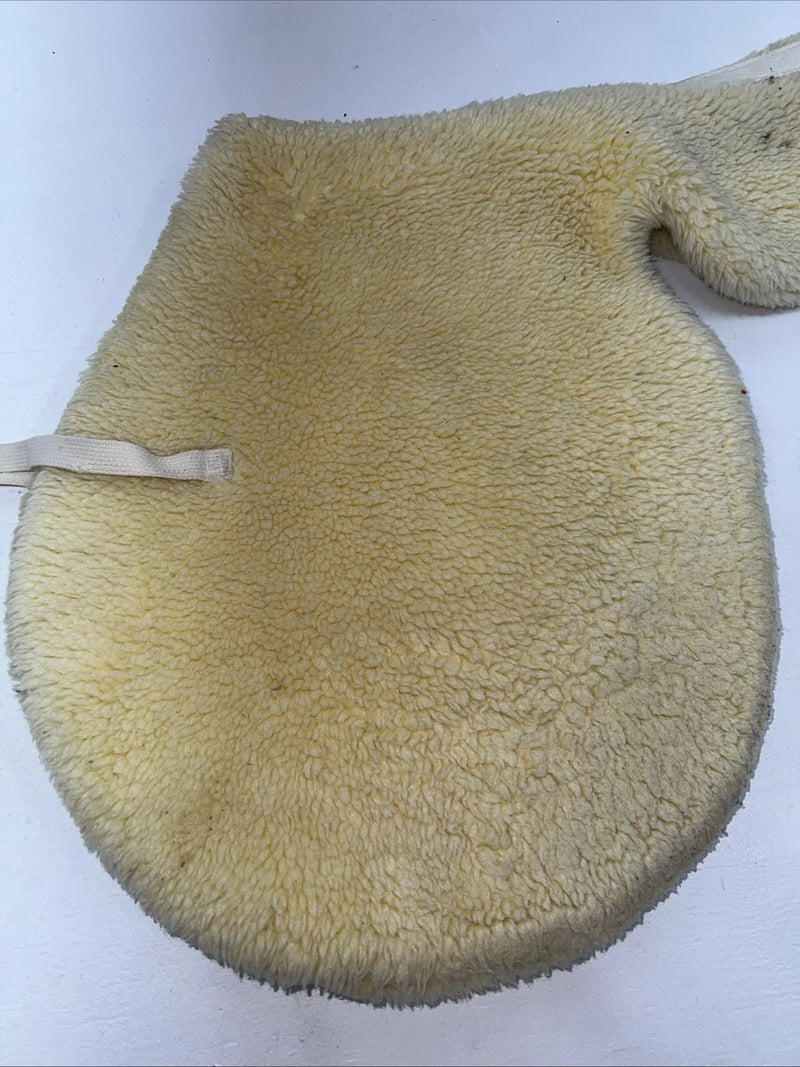 New Yellow Wool English Saddle Seat Cover PP-16