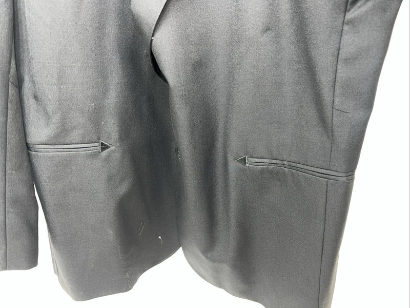 New Men’s Black Circle S Suit Coat 50L #CC1929 WW-60