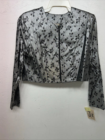 New Women’s Silver 1849 Authentic Ranchwear Short Show Jacket Medium WW-3