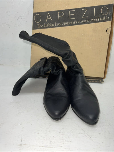 New Women’s Black Capezio Cowboy Boots. L469 6 M. 20-92
