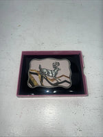 New Women’s Nocona Pink Deer Belt Buckle. 37102 A-117