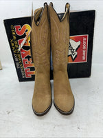 New Woman’s Brown Texas Brand Cowboy Boots. 4906 7 M. 17-5
